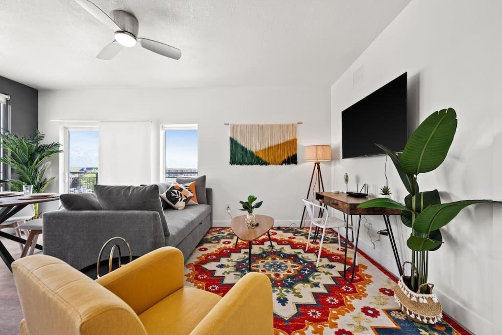 Appartamento Lux 2 Bd Boho In Heart Of Slc Salt Lake City Esterno foto