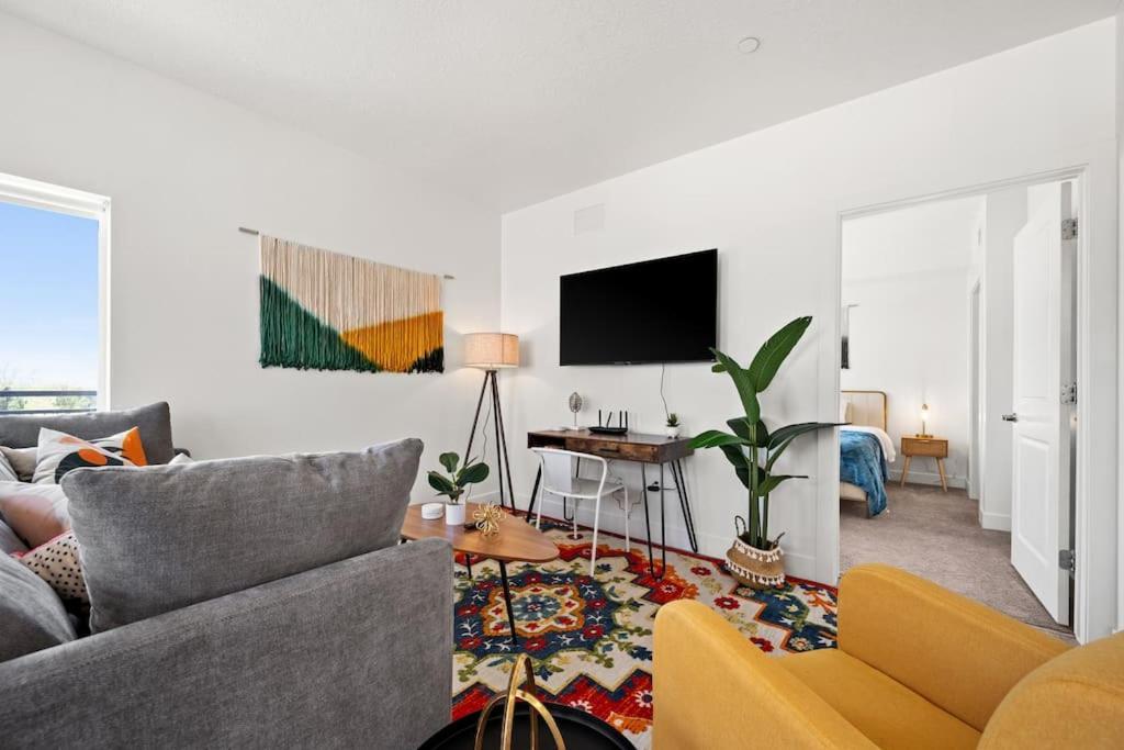 Appartamento Lux 2 Bd Boho In Heart Of Slc Salt Lake City Esterno foto